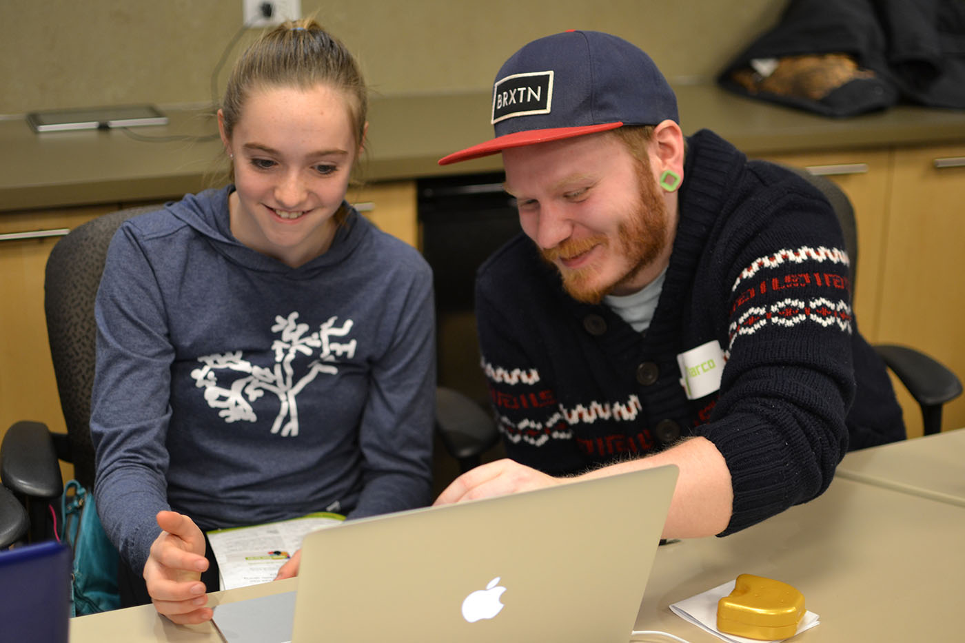Girls Learning Code with code(love)