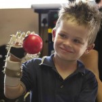 A new 3D printed hand with code(love)